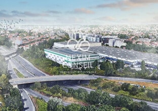 Rosny-sous-Bois, SSD - VUE AÉRIENNE vue de carte