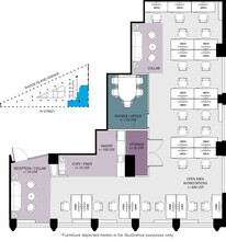 1730 Rhode Island Ave NW, Washington, DC à louer Plan d’étage– Image 1 sur 1