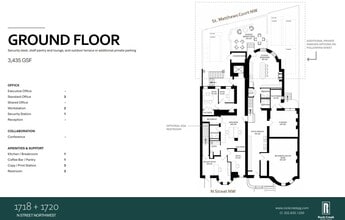1718-1720 N St NW, Washington, DC à vendre Plan d’étage– Image 1 sur 1
