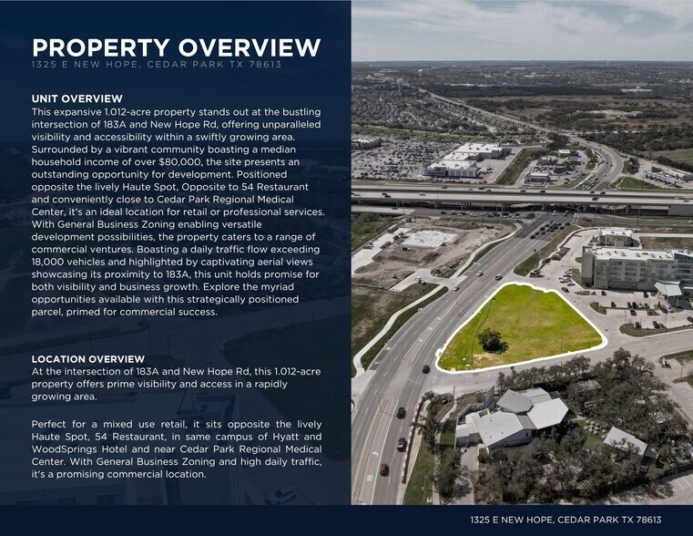 1325 E New Hope Dr, Cedar Park, TX à louer - Photo de l’immeuble – Image 3 sur 16