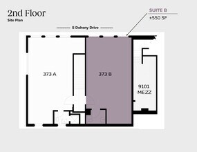 373 S Doheny Dr, Beverly Hills, CA à louer Plan d’étage– Image 2 sur 6