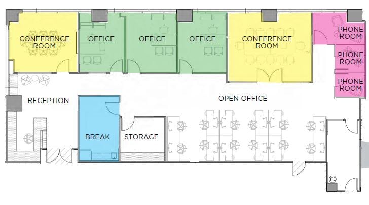 7676 Hazard Center Dr, San Diego, CA à louer Plan d’étage– Image 1 sur 1