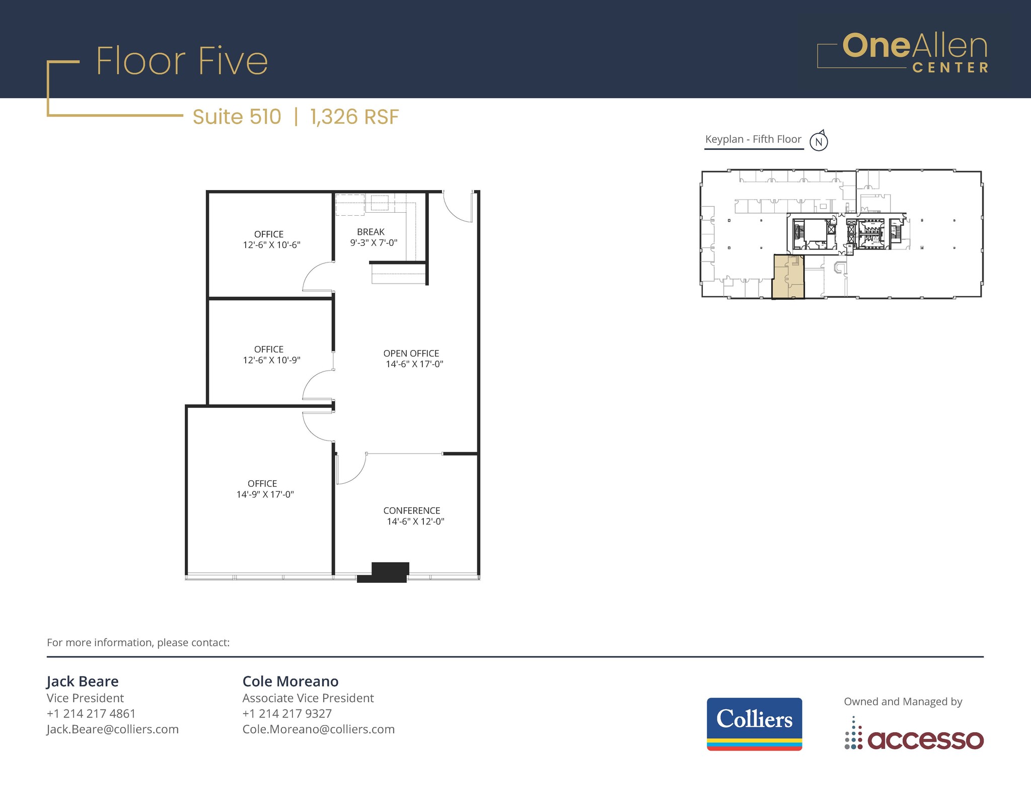 700 Central Expy S, Allen, TX à louer Plan d’étage– Image 1 sur 1