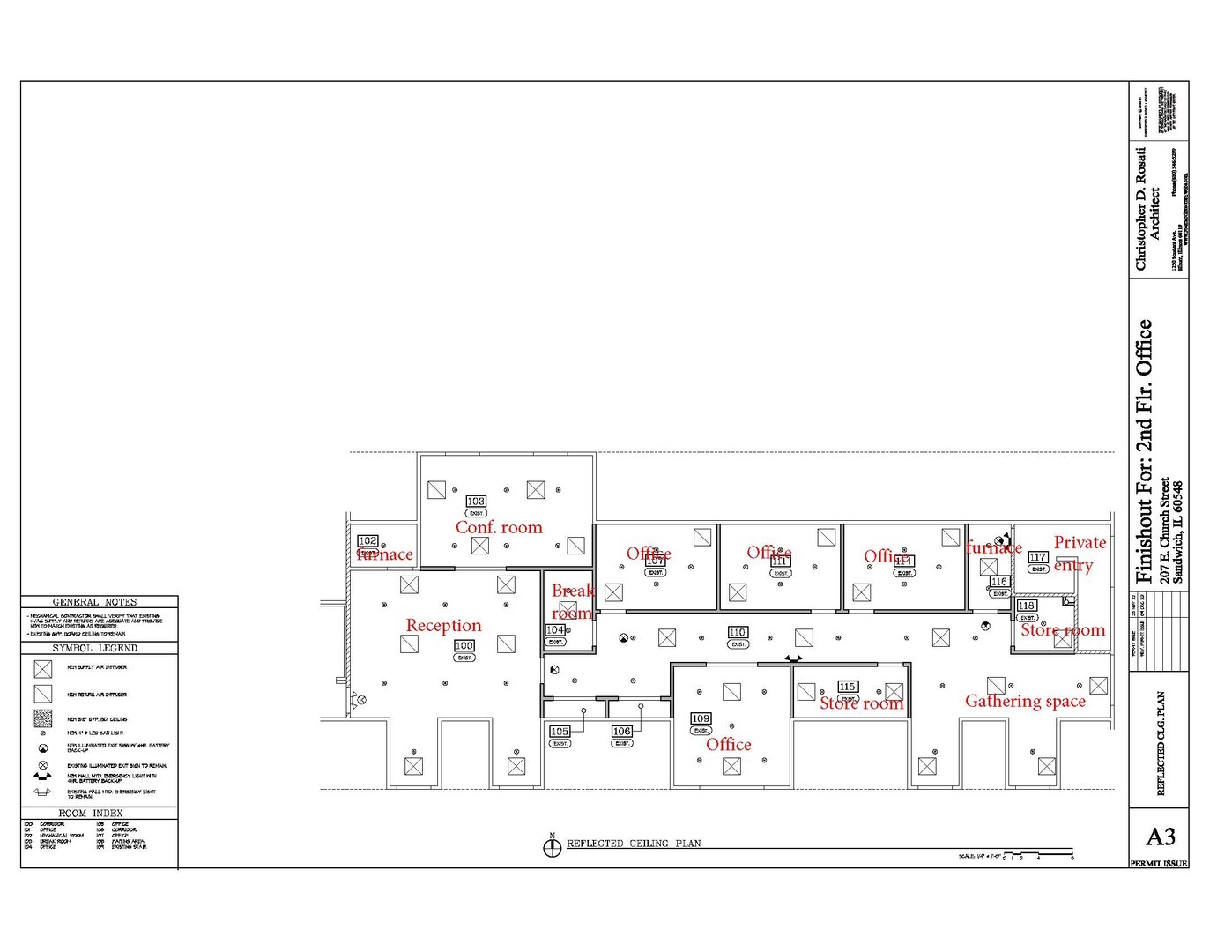 207 E Church St, Sandwich, IL à vendre Plan d’étage– Image 1 sur 8