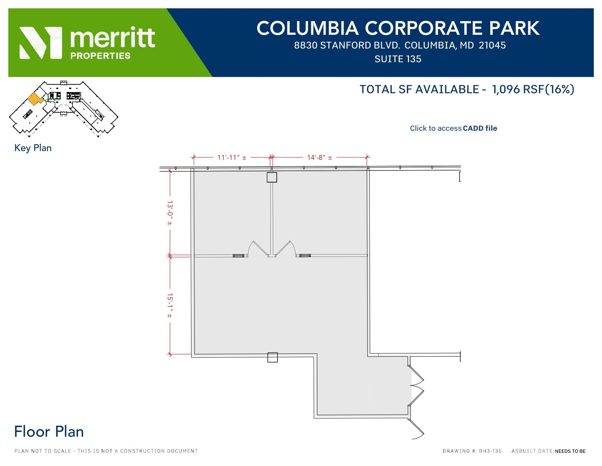 8830 Stanford Blvd, Columbia, MD à louer Plan d’étage– Image 1 sur 1