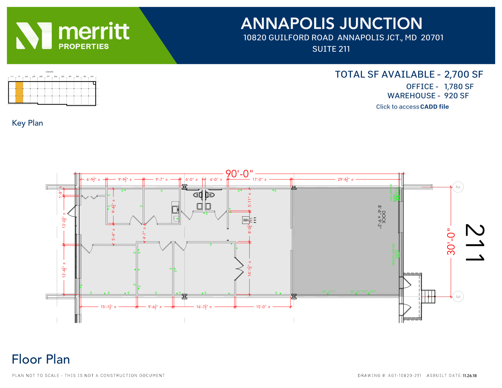 10840 Guilford Rd, Annapolis Junction, MD à louer Plan d’étage– Image 1 sur 1