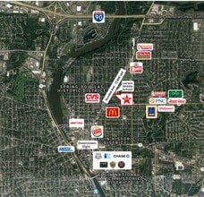 609-611 Dundee Ave, Elgin, IL - VUE AÉRIENNE  vue de carte