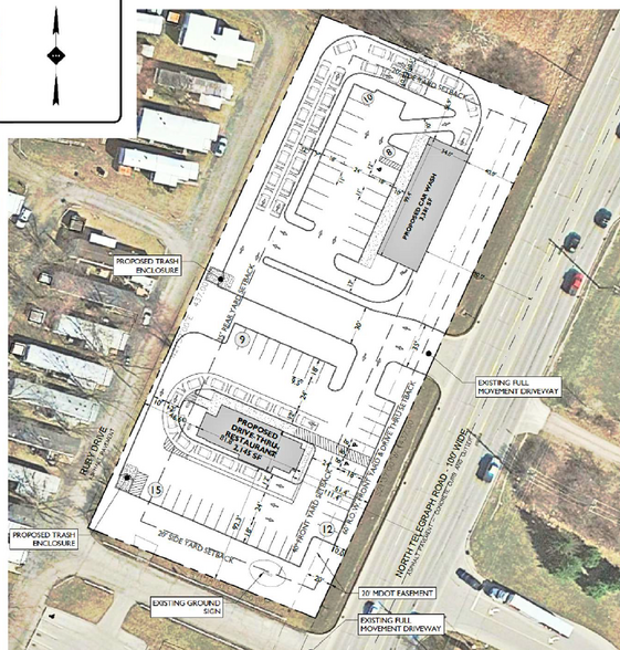 1811 N Telegraph Rd, Monroe, MI à louer - Plan de site – Image 2 sur 3