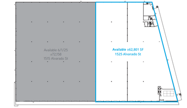 1515-1525 Alvarado St, San Leandro, CA à louer Plan d’étage– Image 1 sur 1