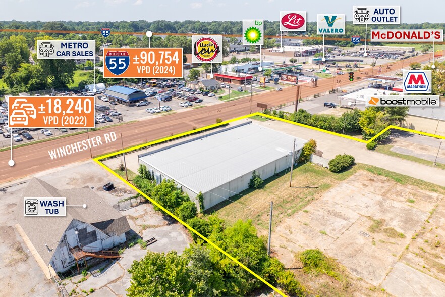1760 Winchester Rd, Memphis, TN à vendre - Photo de l’immeuble – Image 1 sur 10