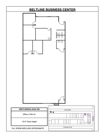 2225 E Belt Line Rd, Carrollton, TX à louer - Plan de site – Image 2 sur 5