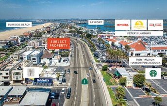16431 Pacific Coast Hwy, Huntington Beach, CA - VUE AÉRIENNE  vue de carte - Image1