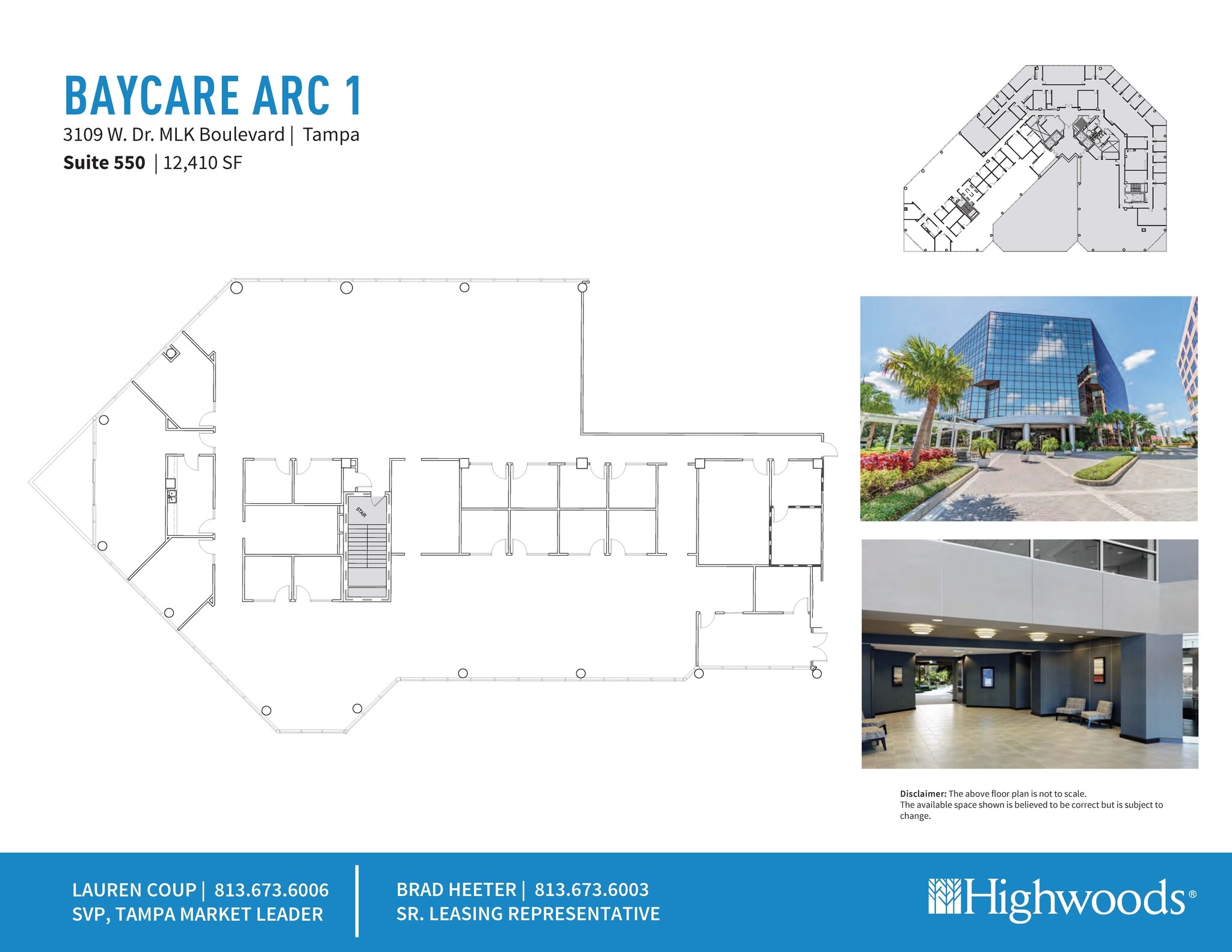 3109 W Dr Martin Luther King Jr Blvd, Tampa, FL à louer Plan d’étage– Image 1 sur 1