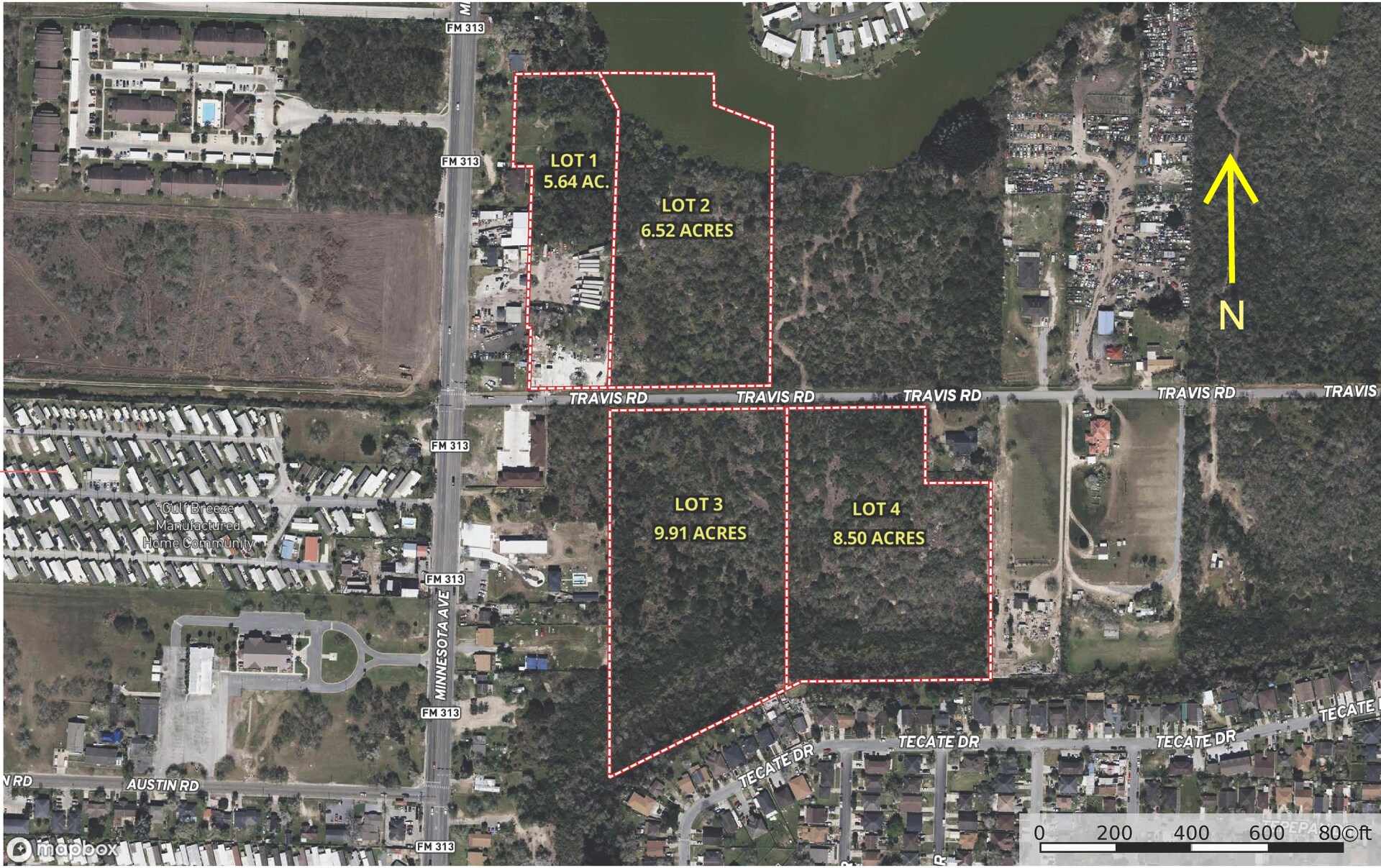 5625 Travis Rd, Brownsville, TX à vendre Aérien– Image 1 sur 2