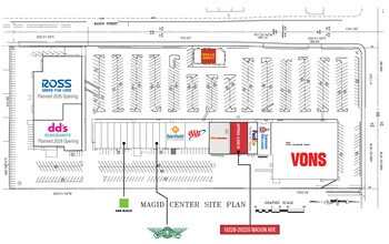 10116-10250 Mason Ave, Chatsworth, CA à louer Plan de site– Image 2 sur 3