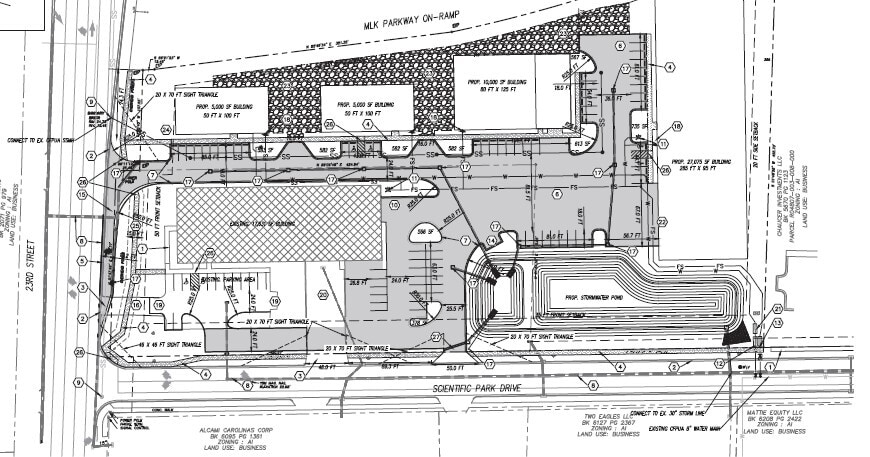 1402 23rd st, Wilmington, NC à vendre - Plan de site – Image 2 sur 2