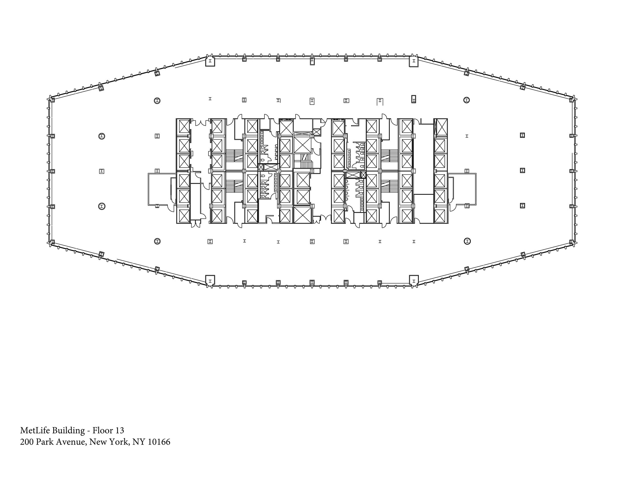 200 Park Ave, New York, NY à louer Plan de site– Image 1 sur 2