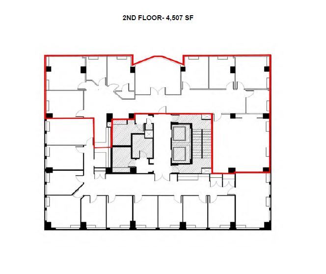 1444 I St NW, Washington, DC à louer Plan d’étage– Image 1 sur 1