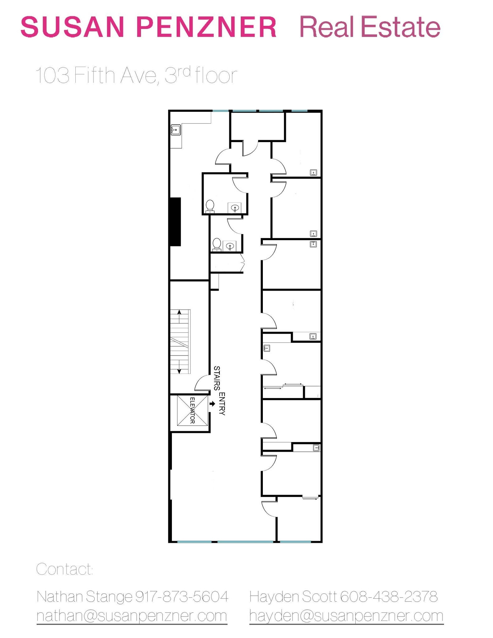 103 Fifth Ave, New York, NY à louer Plan d’étage– Image 1 sur 1
