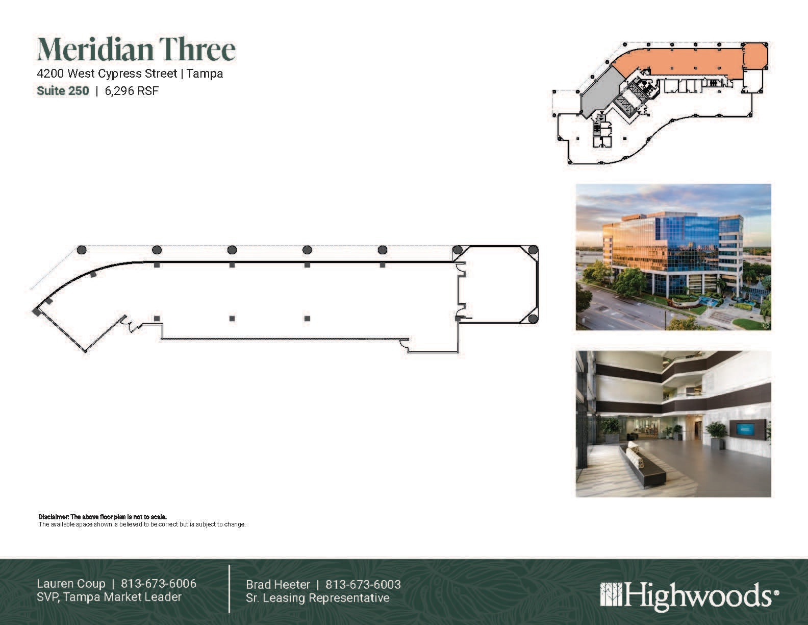 4350 W Cypress St, Tampa, FL à louer Plan d’étage– Image 1 sur 1