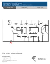 653 N Town Center Dr, Las Vegas, NV à louer Plan d’étage– Image 1 sur 7