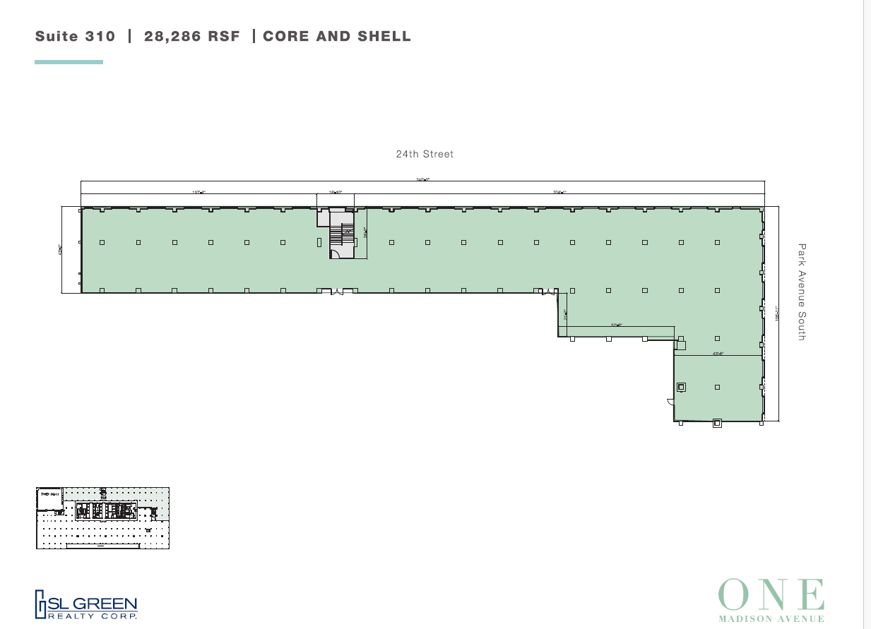 1 Madison Ave, New York, NY à louer Plan d’étage– Image 1 sur 1