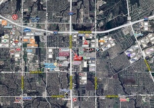 3430 N Interstate 35 E, Lancaster, TX - Vue aérienne vue de carte - Image1