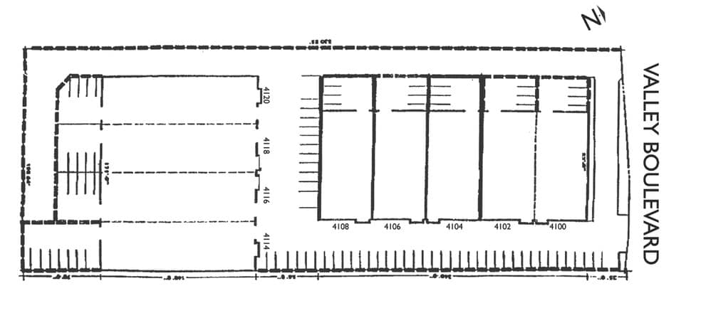 4100-4108 Valley Blvd, Walnut, CA à louer - Plan de site – Image 3 sur 5