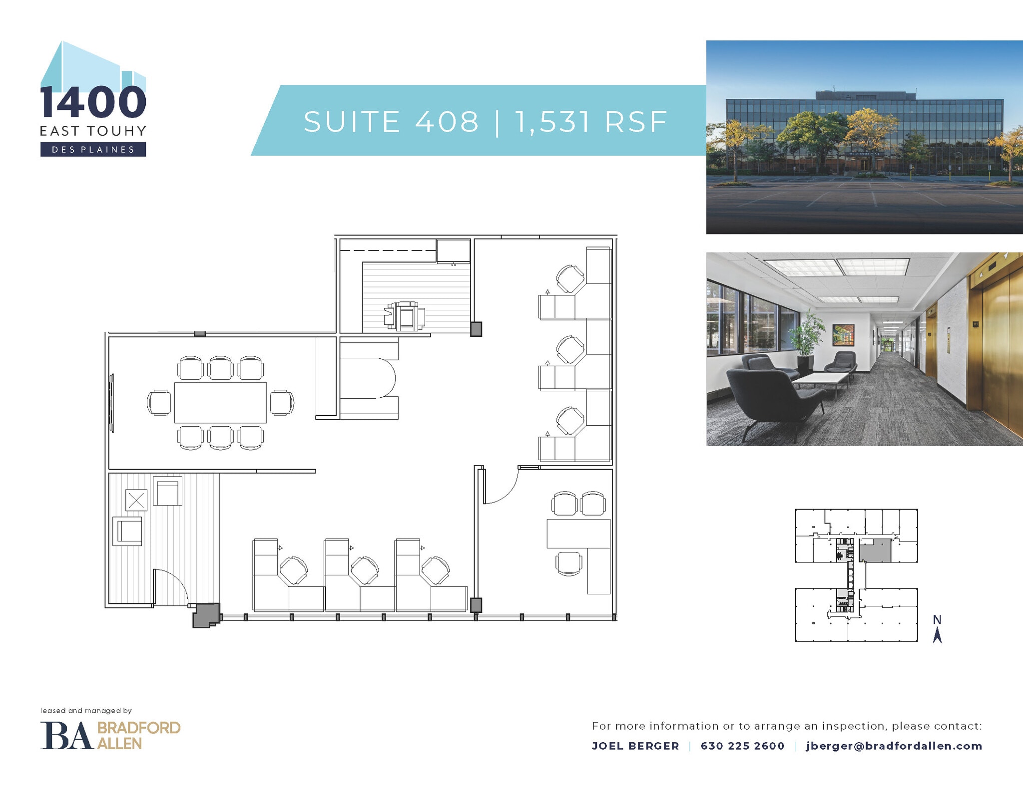 1400 E Touhy Ave, Des Plaines, IL à louer Plan d’étage– Image 1 sur 1