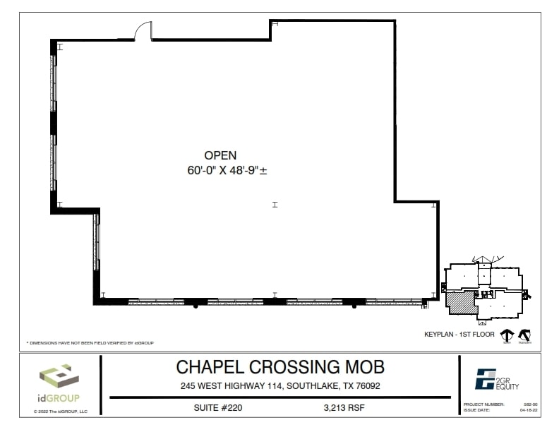 245 W SH 114, Southlake, TX à louer Plan d’étage– Image 1 sur 4