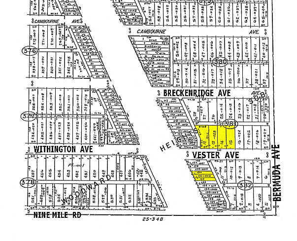 22840 Woodward Ave, Ferndale, MI à louer - Plan cadastral – Image 3 sur 17