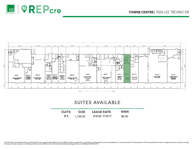 1506 Lee Trevino Blvd, El Paso, TX à louer - Photo de l’immeuble – Image 3 sur 20