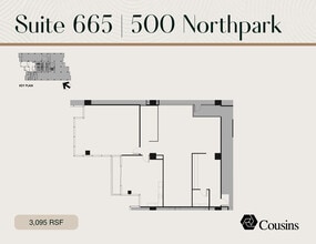 1200 Abernathy Rd NE, Atlanta, GA à louer Plan d’étage– Image 1 sur 1