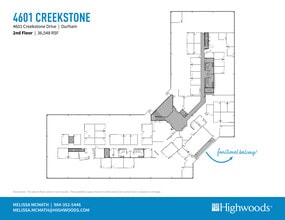 4601 Creekstone Dr, Durham, NC à louer Plan d’étage– Image 2 sur 2