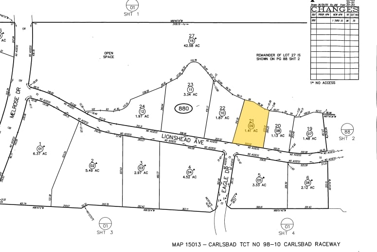 3186 Lionshead Ave, Carlsbad, CA à louer - Plan cadastral – Image 2 sur 9