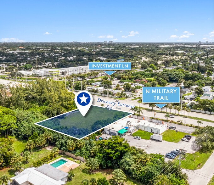 8251 N Military Trl, West Palm Beach, FL à vendre - Aérien – Image 2 sur 3