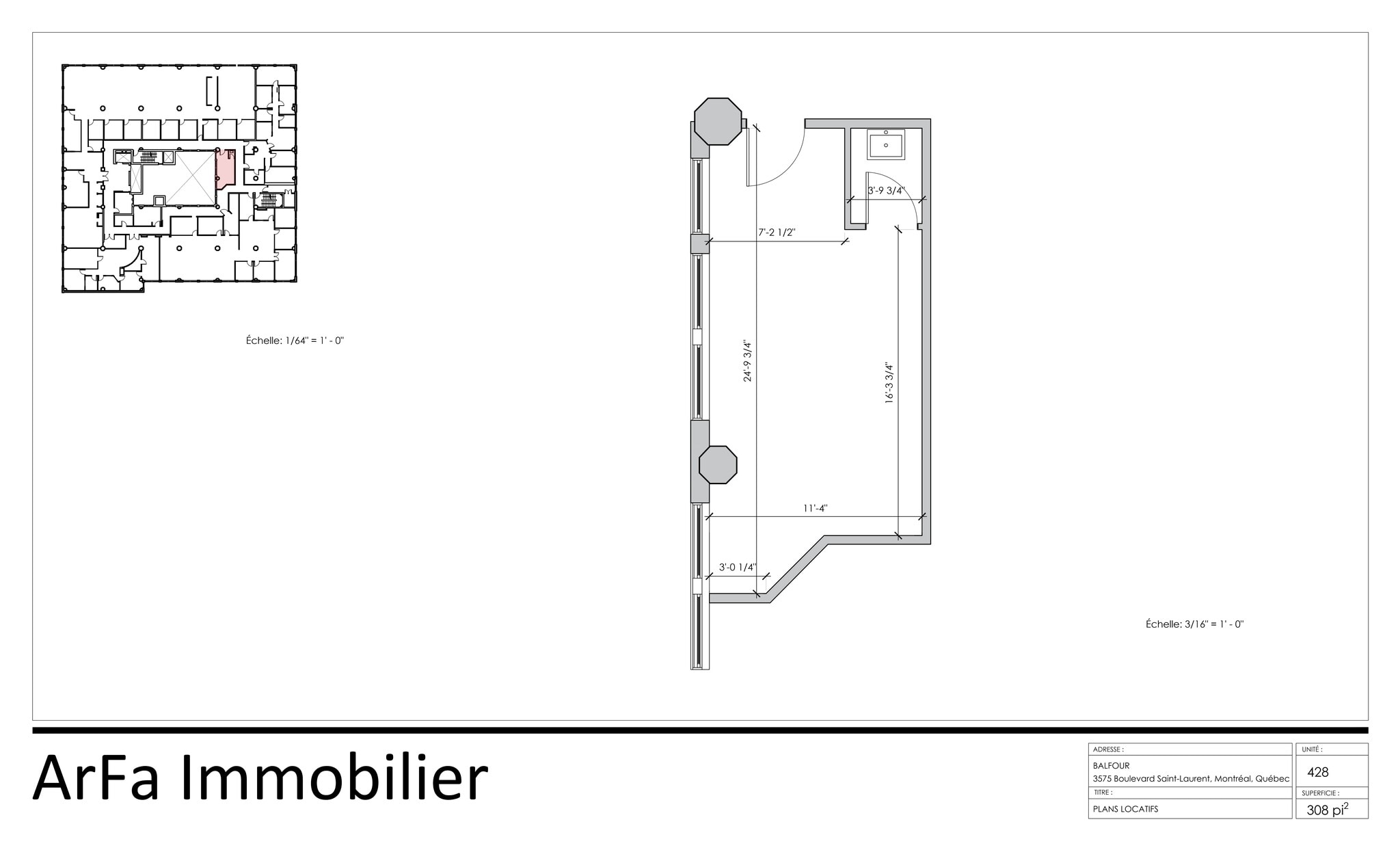 3575 Boul Saint-Laurent, Montréal, QC à louer Plan de site– Image 1 sur 1
