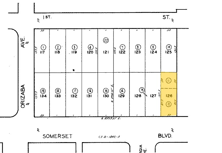 8205 Somerset Blvd, Paramount, CA à vendre - Plan cadastral – Image 2 sur 6