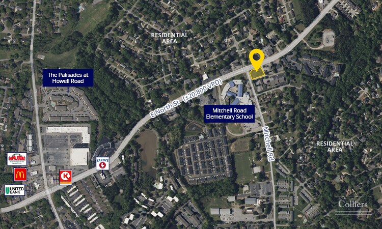 E North St & Mitchell Rd, Greenville, SC à vendre - Photo de l’immeuble – Image 3 sur 4