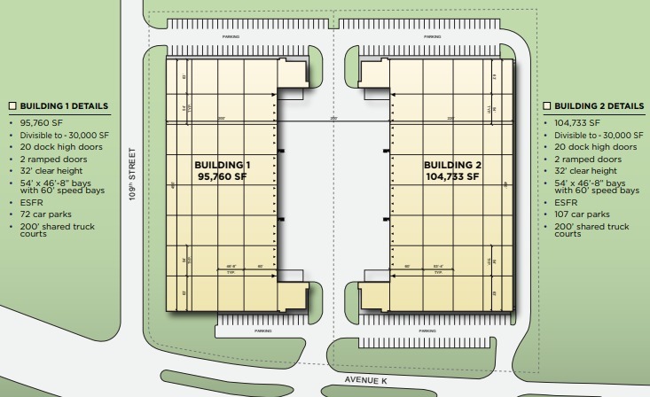 901 E Avenue K, Grand Prairie, TX à louer Plan d’étage– Image 1 sur 1