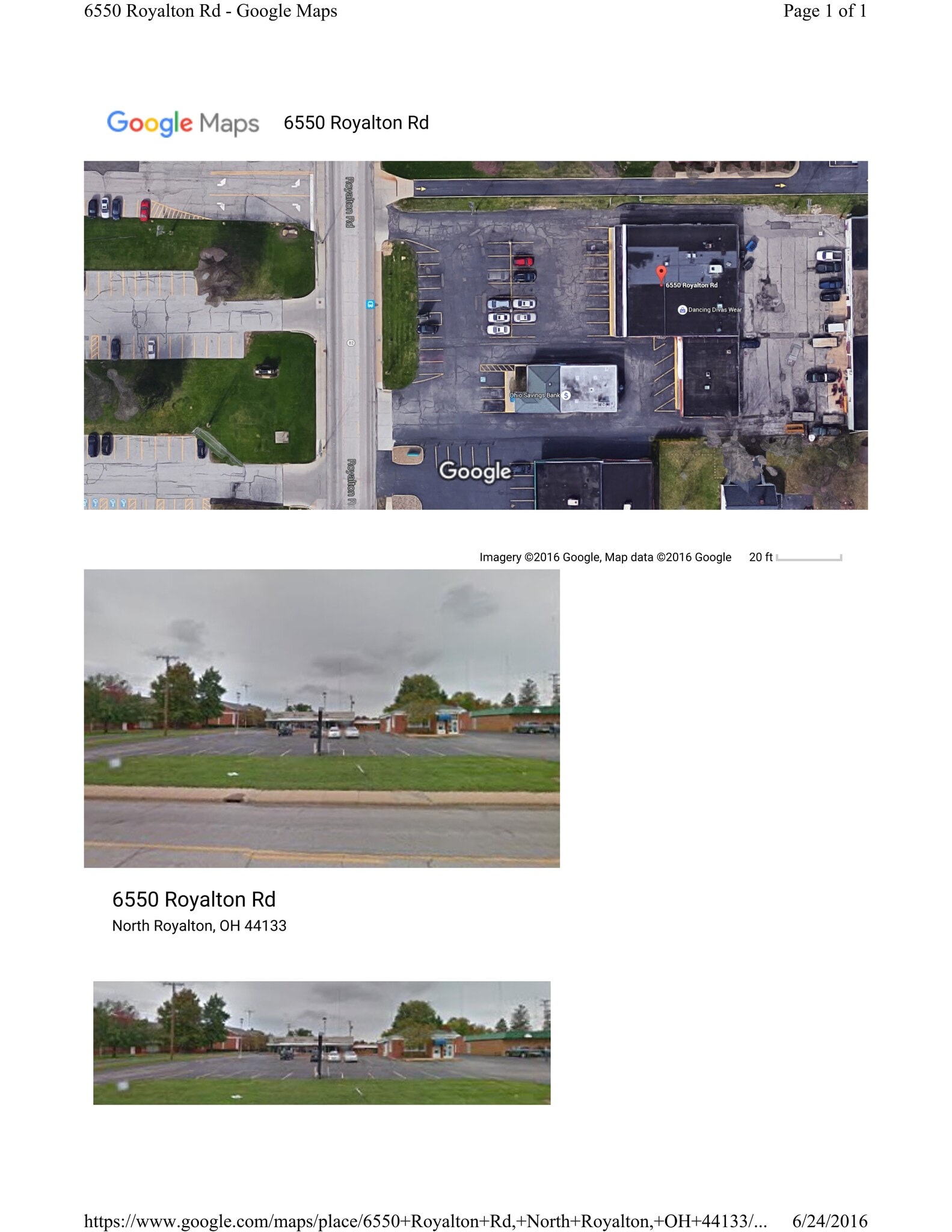6560 Royalton Rd, North Royalton, OH à louer Plan de site– Image 1 sur 2