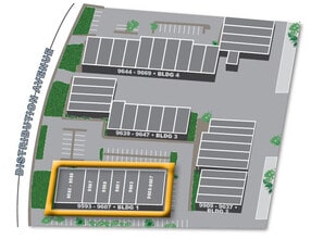 9593-9607 Distribution Ave, San Diego, CA à louer Plan de site– Image 1 sur 1