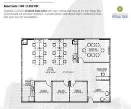 655 W Broadway, San Diego, CA à louer Plan d’étage– Image 1 sur 1