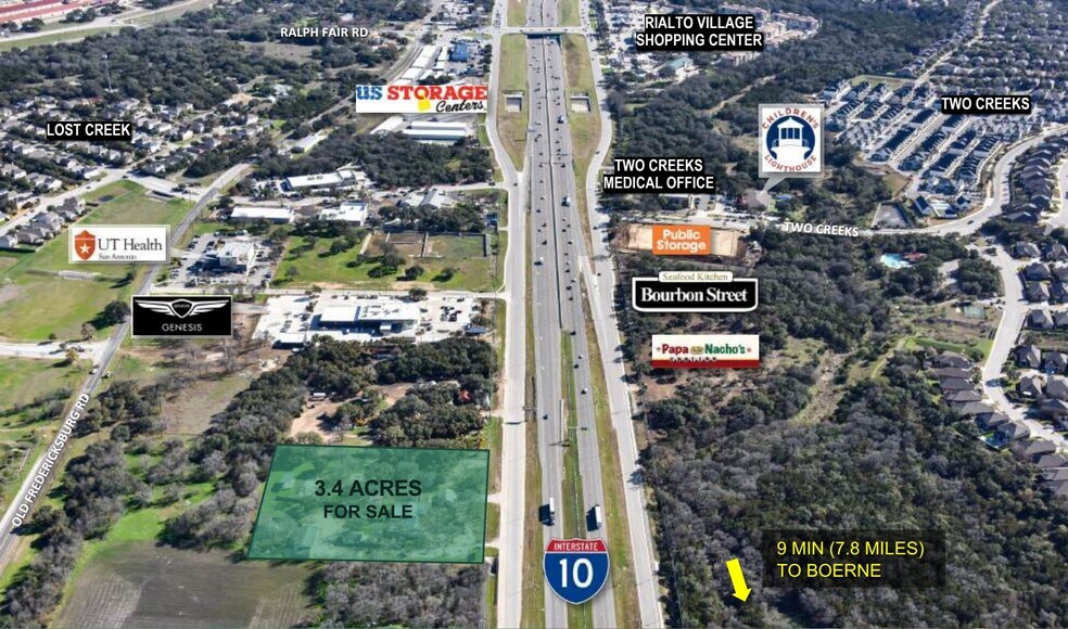 25920 Interstate 10 W, Boerne, TX à vendre - Aérien – Image 2 sur 5