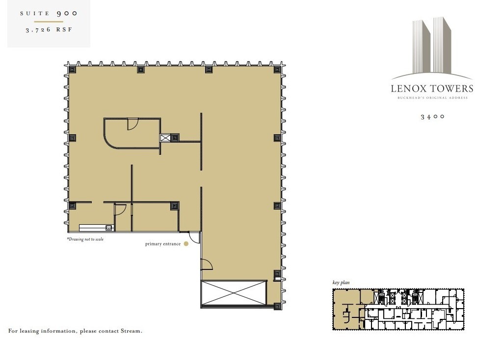 3400 Peachtree Rd NE, Atlanta, GA à louer Plan d’étage– Image 1 sur 1