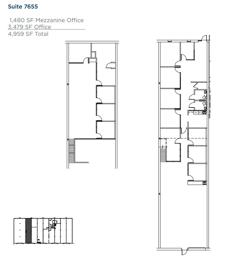 7651-7697 Washington Ave S, Edina, MN à louer Plan d’étage– Image 1 sur 1