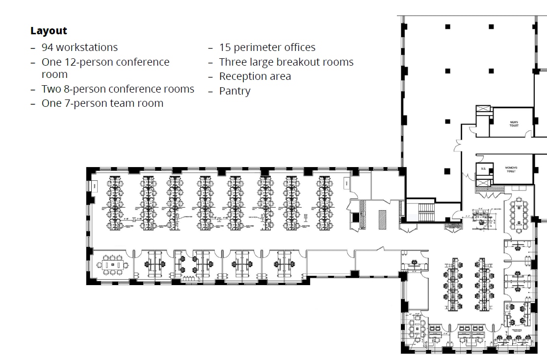 60 E 42nd St, New York, NY à louer Plan d’étage– Image 1 sur 1