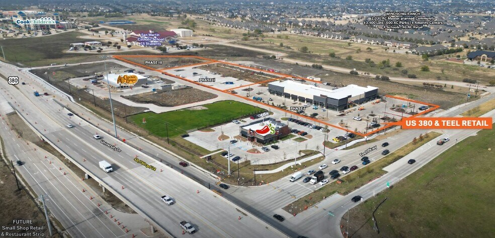 NWC US 380 & Teel Parkway, Prosper, TX à louer - Photo de l’immeuble – Image 2 sur 6