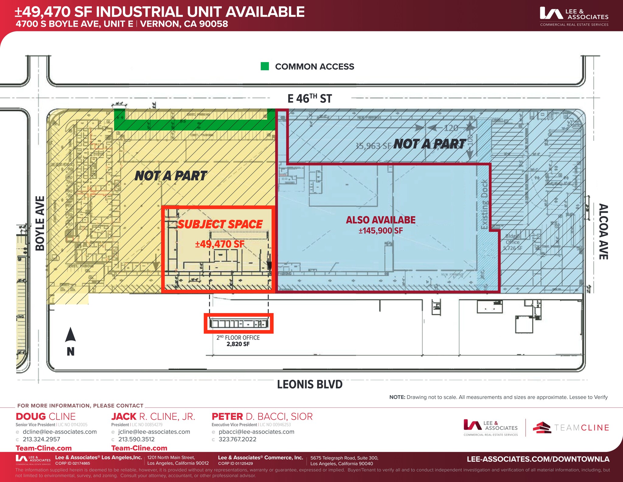 4700 S Boyle Ave, Vernon, CA à louer Plan de site– Image 1 sur 6