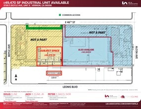4700 S Boyle Ave, Vernon, CA à louer Plan de site– Image 1 sur 6